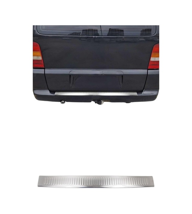 Mercedes Vito W638 1996-2003 Uyumlu Krom Arka Tampon Eşiği Paslanmaz Çelik