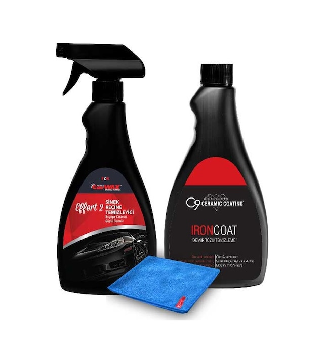 Carwax -2'Li Set Effort 2-İron Coat 500Ml