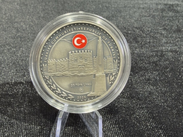 2026 Şahin Bey İstiklal Savaşı Kahramanları 20 Türk Lirası 925 Ayar Gümüş Hatıra Parası 3.000 Adet Maksimum Baskı