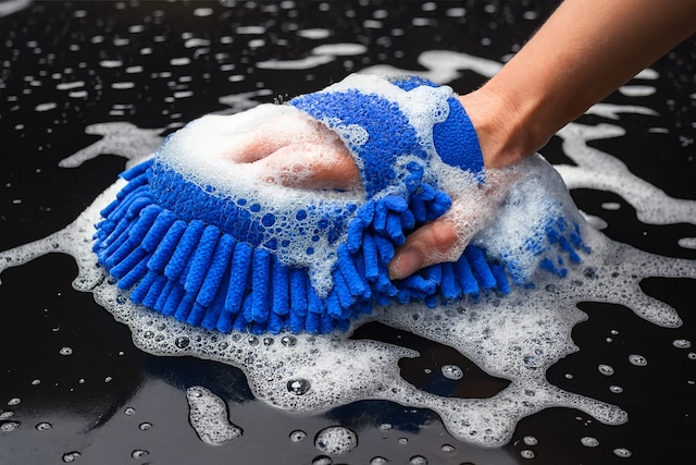 Nobera Premium Mikrofiber Araba Yıkama Süngeri Çift Yüzlü Makarna Mop Bez 1 Adet