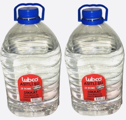 Asitli Su Akü Asiti 5Kg 5Kg 1Lt-2Lt-3Lt-5Lt-10Lt Mevcut