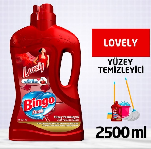 Bingo Fresh Yüzey Temizleyici Lovely 2500 ML