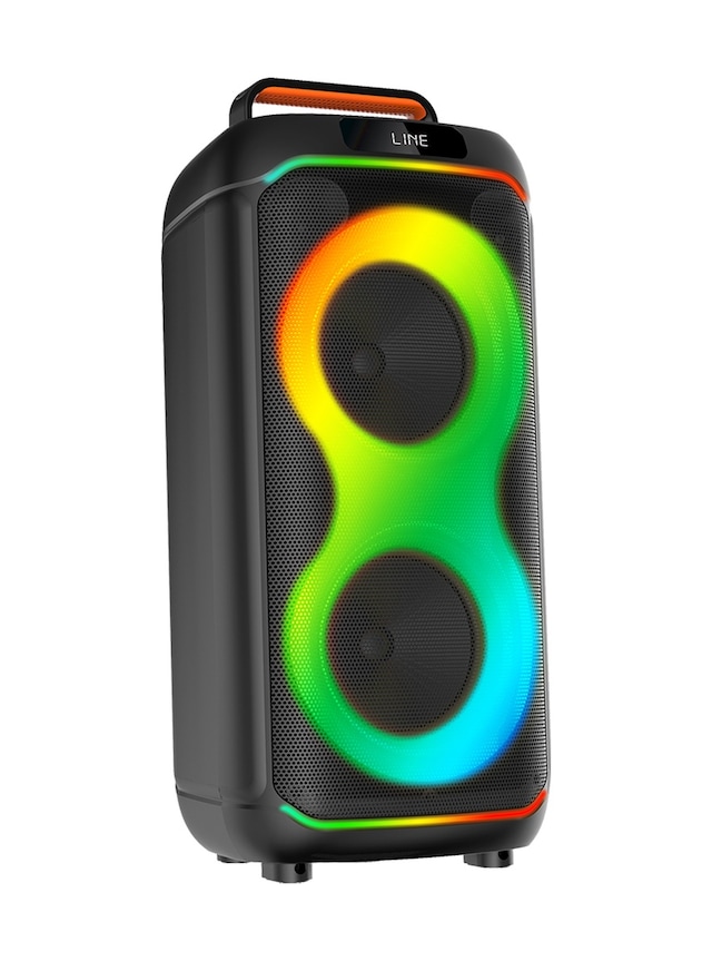 Gd-2823 Dijital Led Göstergeli Fm Radyolu Mikrofonlu Rgb Tws Çift 8 İnç Stereo Bass Kablosuz Karaoke Hoparlör