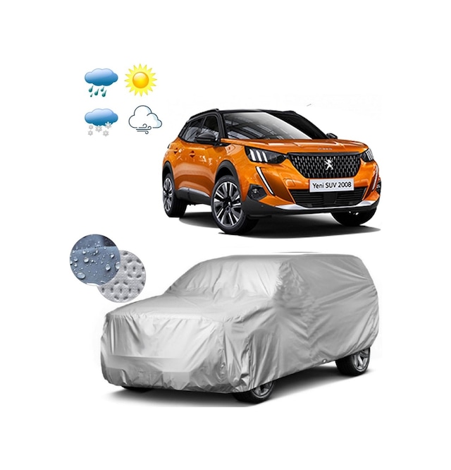 Autozel Peugeot Yeni 2008 Branda Araba Koruyucu Miflonlu Oto Bran