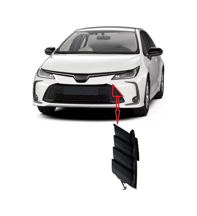 Toyota Corolla Ön Tampon Çeki Kapağı Izgaradaki 2019-2020-2021-2022