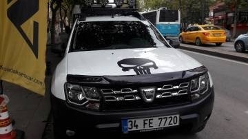 Dacia Duster 2018 Kaput Rüzgarlığı Parlak Siyah Tam Uyumlu N11.5961