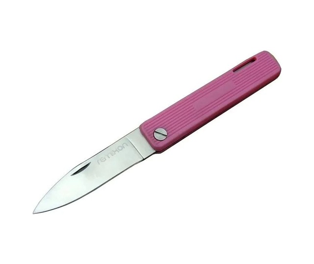 Remixon K200pink Kamp / Bahçe Çakı Pembe 18 Cm - Manuel, Plastik Sap