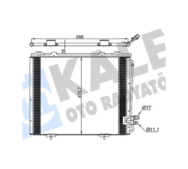 Klıma - 707 - Radyatoru Mercedes E-class - Dpmıx-hb - W210 96-02