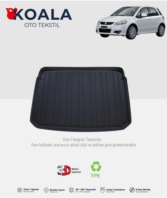 Suzuki Sx4 2008-2012 3d Bagaj Havuzu