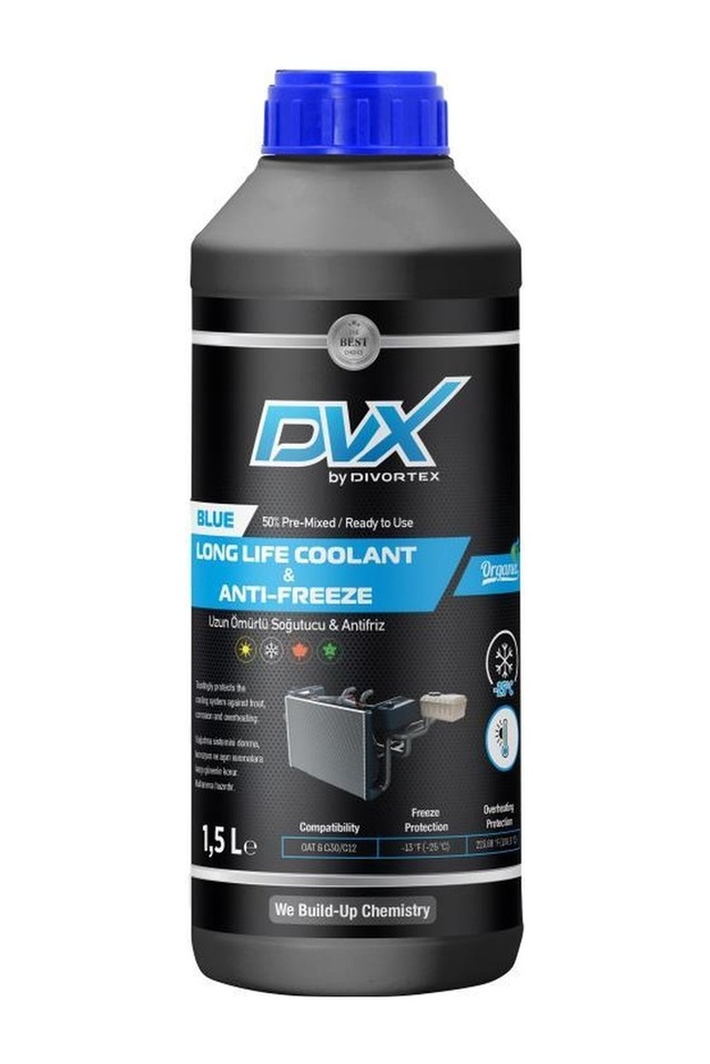Divortex Dvx -25 Organik Mavi Antifriz 1,5 L