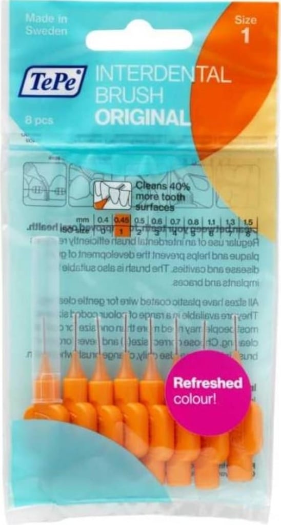 Tepe Interdental Arayüz Fırçası 8'li 0.45 MM