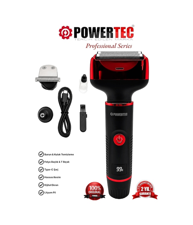 Powertec TR-275 3/1 Günlük Tıraş Makinesi