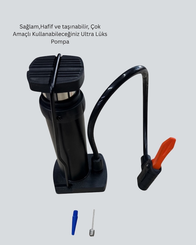 Tek Manuel Ayak Pompası Extra Güçlü Lastik Şişirme Pompası Najmaddin