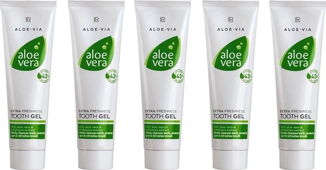 LR Aloe Via Aloe Vera Extra Freshness Diş Macunu 5 x 100 ML