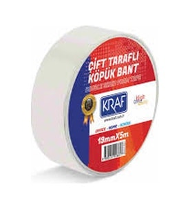 Kraf Çift Taraflı Köpük Bant 15mm x 5m