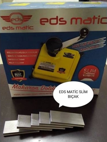3'lü Set Çelik Eds Slim Ürün Kesme Makinası Çelik Bıçak Lisinya