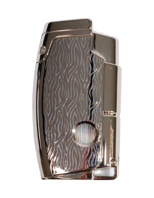 Parmida Çift Torch Pürmüz Gunmetal Puro Çakmağı - Tr8941