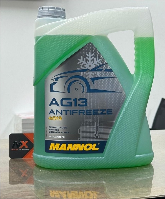 2025 Üretimli Mannol Yüksek Performanslı Donmayan Formül Hazır Kullanım Yeşil Antifriz 5l -40 +125 C Yeşil