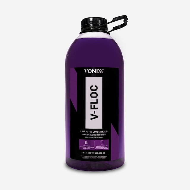 Vonixx V-floc Ph Nötr Oto Yıkama Şampuanı Yüksek Kayganlık & Parlaklık - 3 L