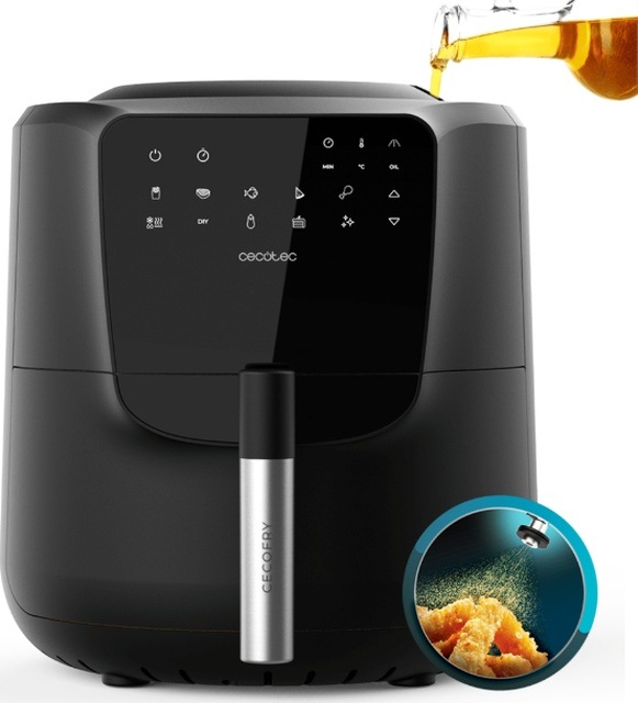 Cecotec Cecofry Rain 1550 W Otomatik Yağ Dağıtıcılı Airfryer Fritöz