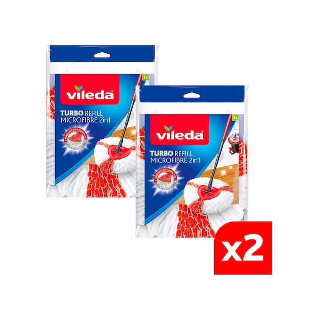 Vileda 2 Paket Turbo 2in1 Yedek Paspas