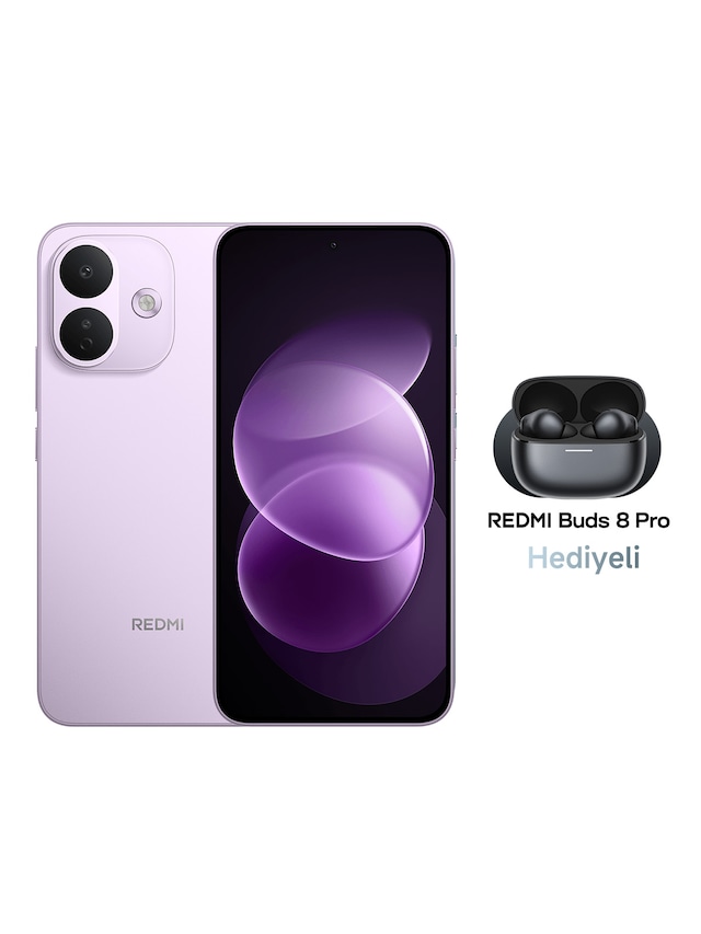 Xiaomi Redmi Note 17 Pro 5G 8 GB 256 GB (Xiaomi Türkiye Garantili) Mor+Xiaomi Redmi Buds 8 Pro Bluetooth 5.4 Kulak İçi Siyah Kulaklık