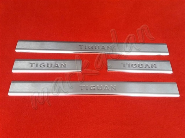 Markadan Vw Tiguan Krom Kapı Eşiği 2015 Sonrası 4 Parça Paslanmaz N11.5168