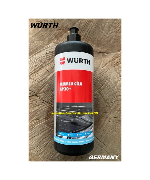 Würth Polisaj Cilası Mumlu Oto Cilası Mumlu Parlatıcı Cila 1litre
