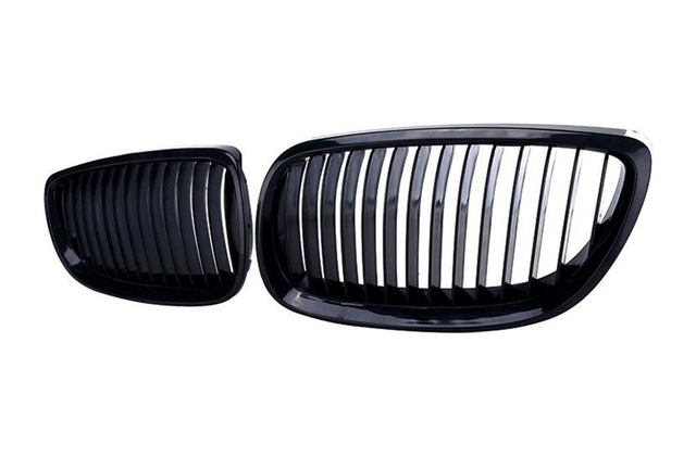 Bmw E92 Lci Ön Panjur Izgara Böbrek Seti Parlak Siyah