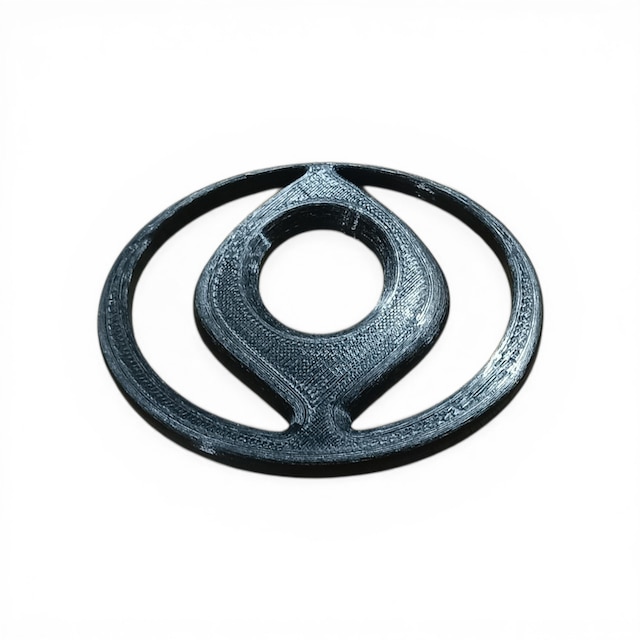 Mazda 323 626 Ön Panjur Logo 7cm X 5.5cm Amblem Arma Logosu Siyah 0