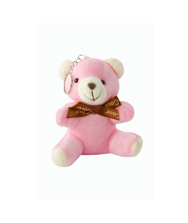 Ayıcık - 99 - Peluş Çanta Anahtarlık 12 - Spt-gld - Cm Pembe