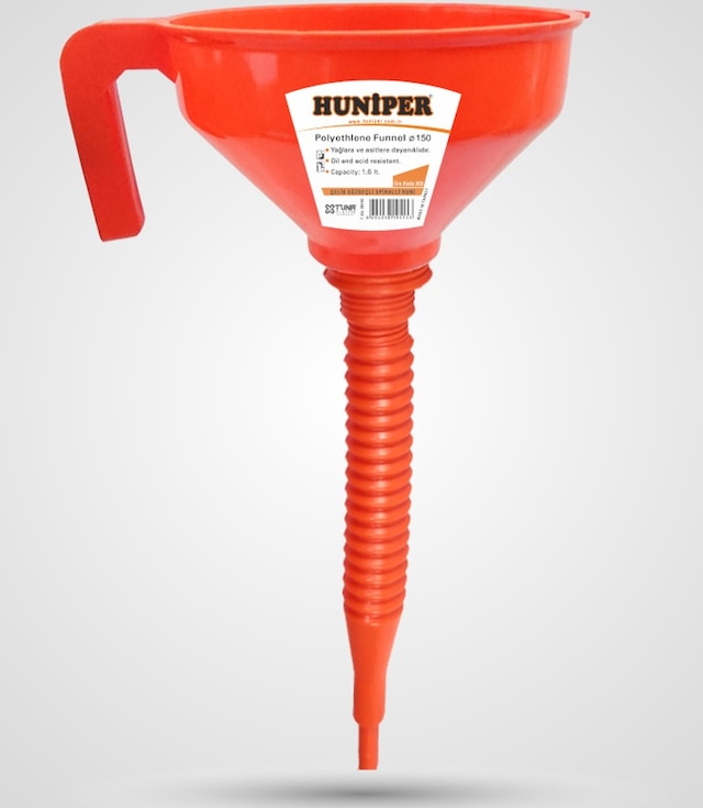 Huniper Plastik Huni Çelik Süzgeçli 1.6 Litre Küçük Huni