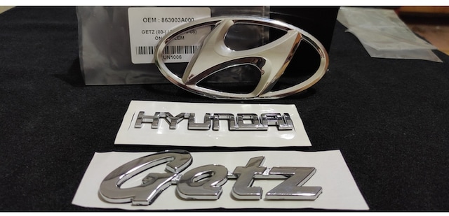 Hyundai Getz Yazı Hyundai Ön Arma 3 Lü Set A Kalite İthal 2003 Sonrası Uyumlu A Kalite