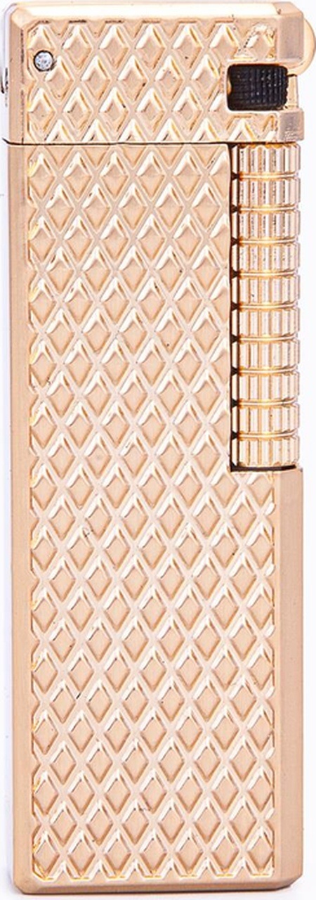 Gold İşlemeli Soft Flame Metal Çakmak - Tr7214