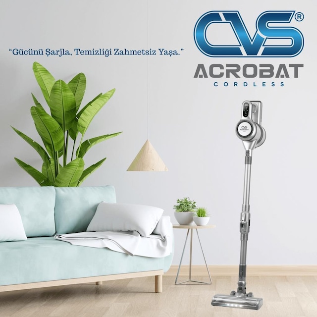 Cvs Dn 4731 Cordless Katlanır Şarjlı Dijital Dik Süpürge