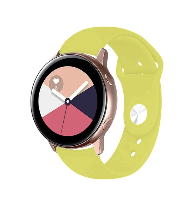 Watch 22mm Klasik Kordon - Sarı Diğer