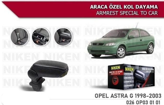 Opel Astra G Araca Özel Kol Dayama Kolçak 1998-2003 Arası Niken