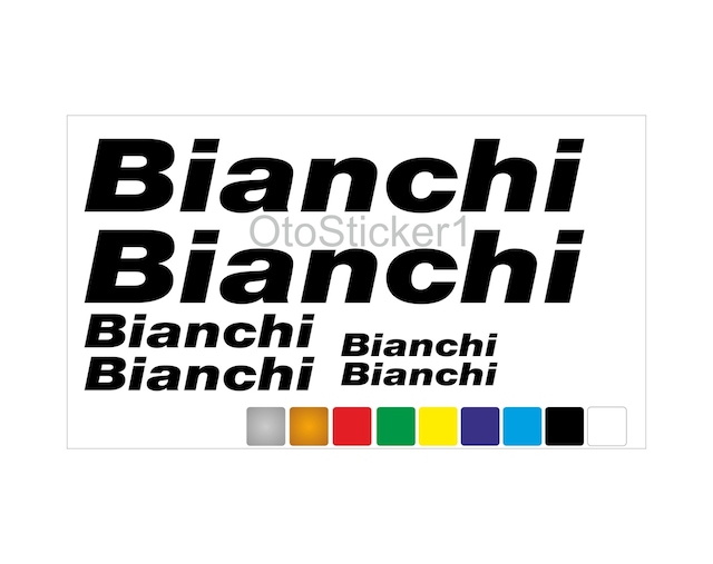 Bianchi Bisiklet Kadro Sticker Seti Premium Kalite