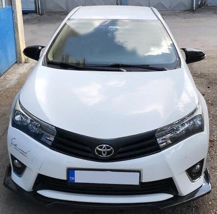 Toyota Corolla Uyumlu Yarasa Ayna Kapağı 2013 - 2018 Piano Black