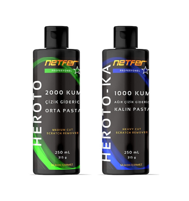 Netfer 2'li Orta Kalın Pasta Set - 2x250 Ml