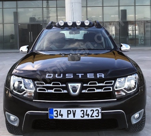 Dacia Duster 2010-18 Sis Çerçevesi Gri Kaplama Plastik