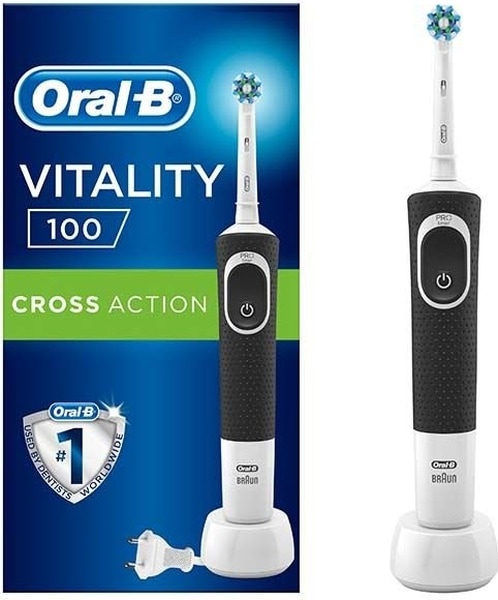Oral-B Vitality D100 Cross Action Şarjlı Diş Fırçası Siyah