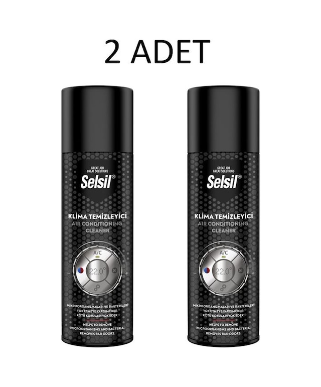 Selsil Klima Temizleyici Yeni Dizayn 150 Ml 2 Adet