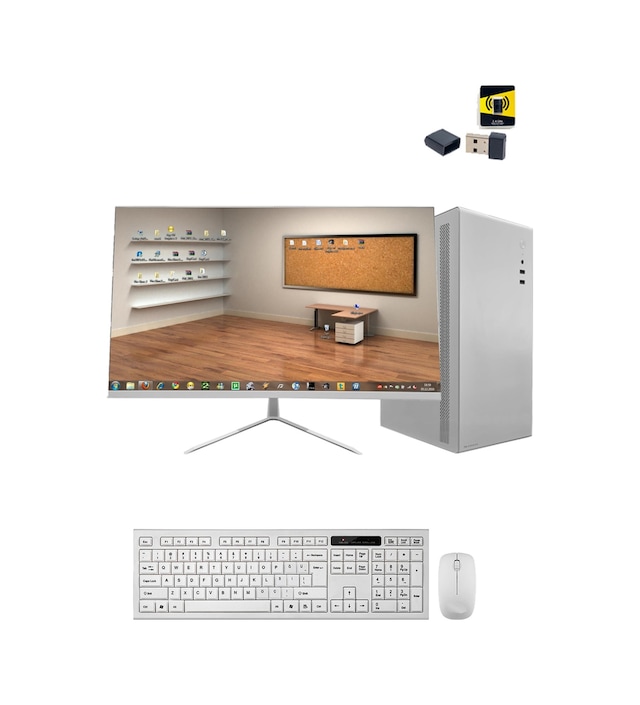 Ramtech Office White X10 i5-9400F 16 GB 500 GB HDD+480 GB SSD 2 GB R5230 23.8" Free Dos Masaüstü Bilgisayar