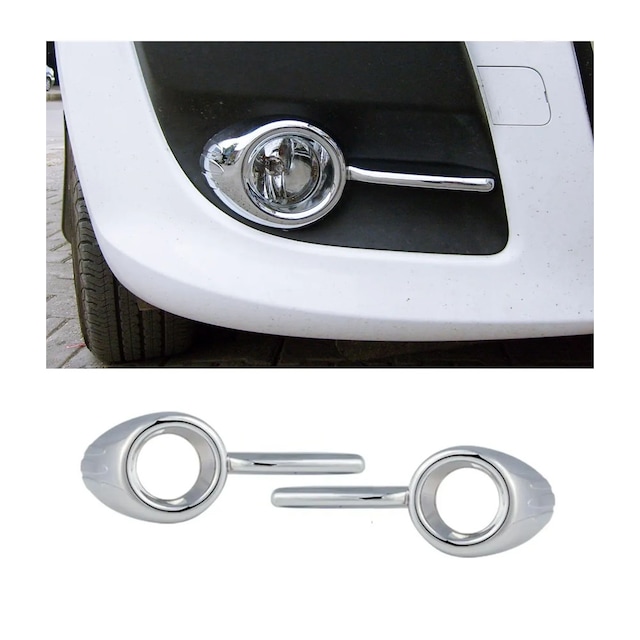 Fiat Doblo 2010-2014 Arası Abs Plastik Krom Kaplama Sis Çerçevesi
