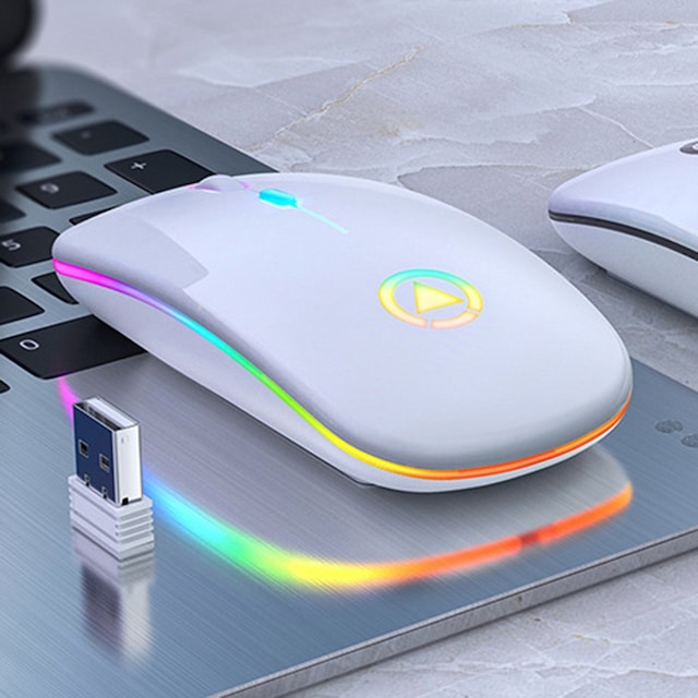 Cbtx Kablosuz Şarj Edilebilir Led Işıklı Optik Mouse