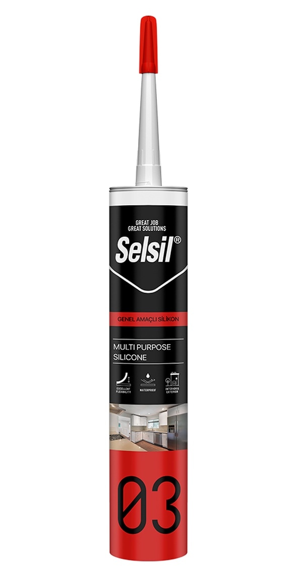 SELSİL GENEL AMAÇLI SİLİKON ŞEFFAF 280 ML