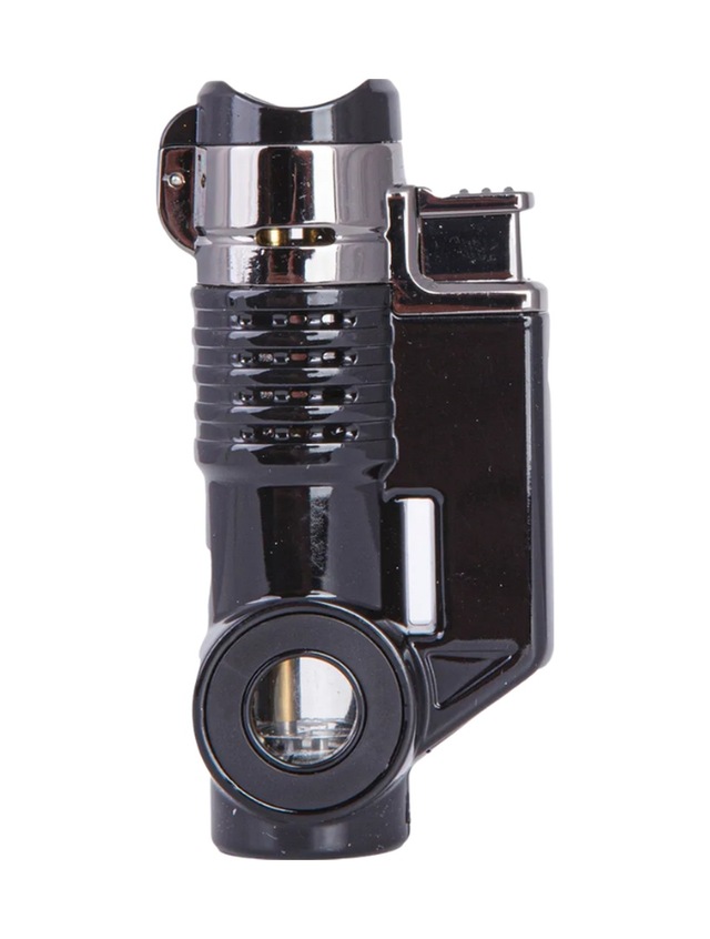Parmida 3 Torch Pürmüz Siyah Puro Çakmağı - Tr9152