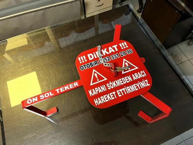 Metal Araç Teker Kilidi