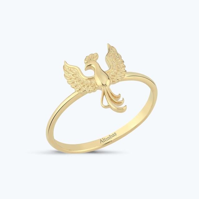 Altınbaş Altın Anka Kuşu Yüzük Ayz00448-y-25827 Çok Renkli